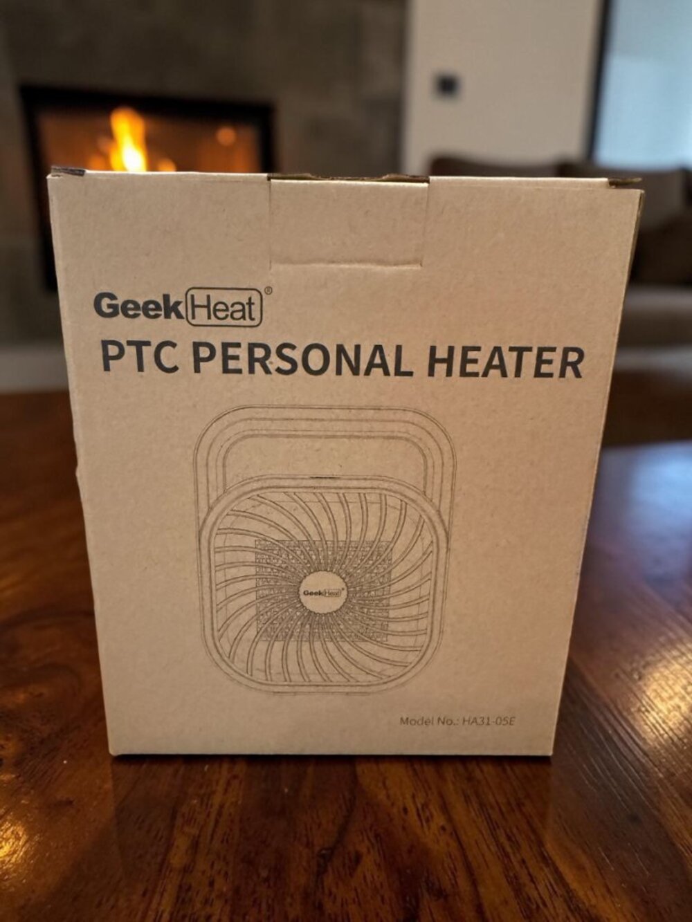 Geek Heat PTC Personal Heater (SOFT PINK) - NEW